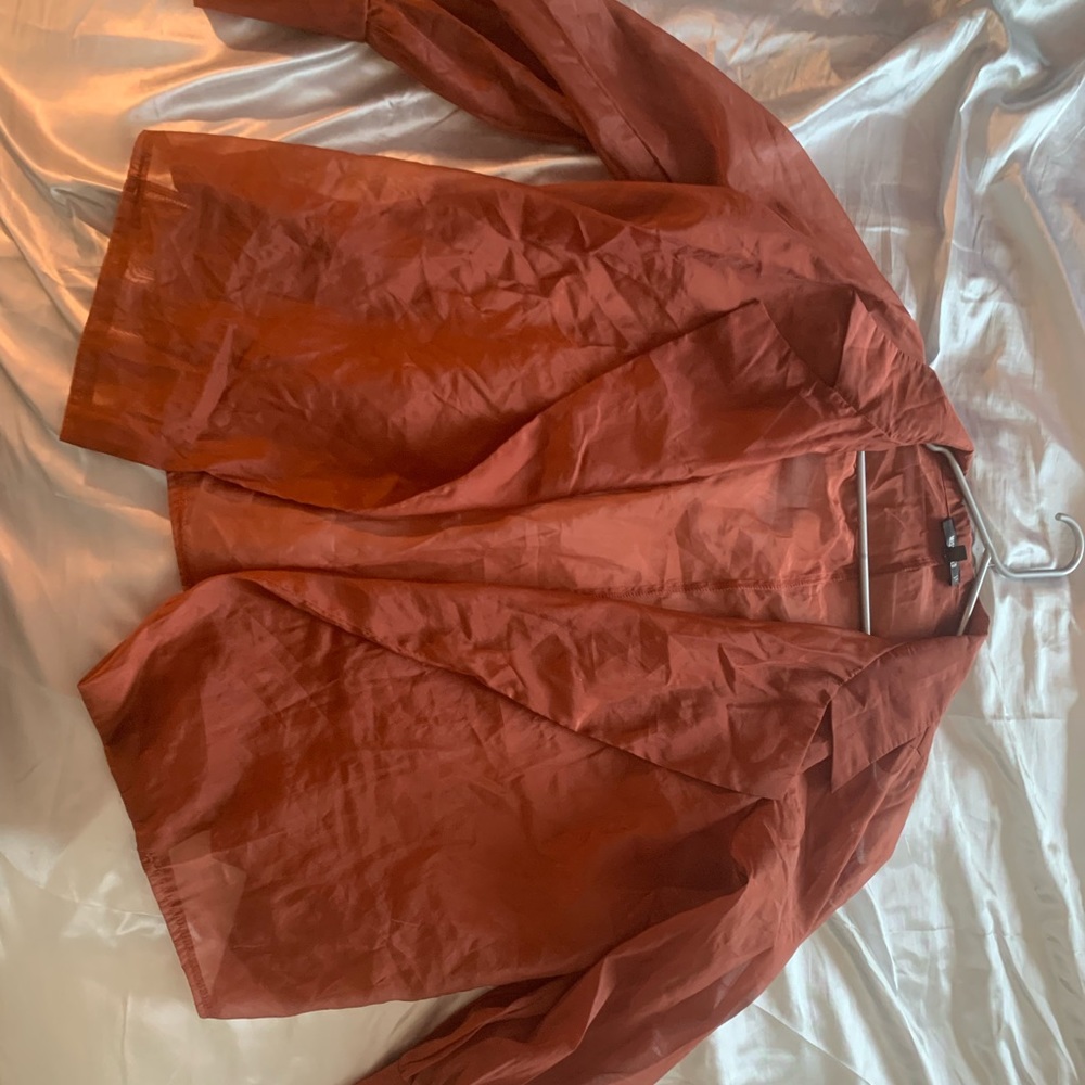 Sheer overcoat (no belt)